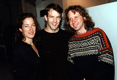 Production consultant Sophia Maroon with her husband and independent producer Gill Holland at the 'Five Wives' premiere party in New York, October 7, 1999.