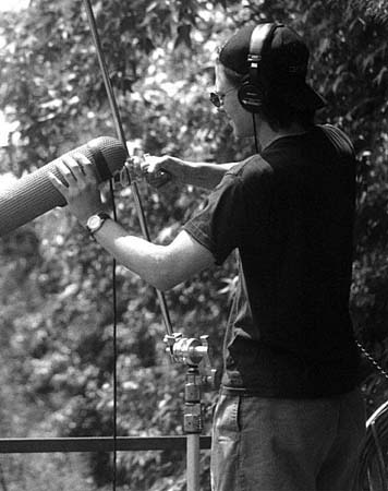 Jason Lyon on location in Texas