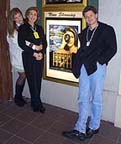 Tessa and Jason with 'Five Wives' sponsor Marcia Harris at St. Louis International Film Festival